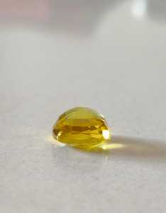 100% Zafiro Amarillo Ovalado Creado en Laboratorio, Piezas de Gemas Sueltas para la Elaboración de Joyería Clásica y Fina, Anillos, Pendientes - Product Image 3