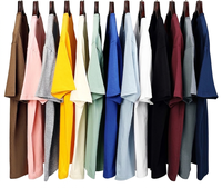 T-shirt décontracté uni à manches courtes pour homme, coupe ample, 200 GSM, 100% coton, personnalisable, OEM, prix usine Chine, Bangladesh