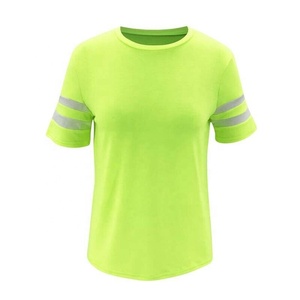 Camisetas elegantes para mujer al por mayor, buena calidad y precio, camisetas deportivas de secado rápido, cuello redondo, moda casual, tejidas. - Product Image 5