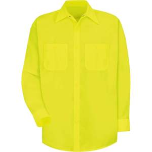 Camisa de Trabajo de Manga Larga para Hombre, Personalizada, de Alta Visibilidad, Resistente, con Broches de Calidad, Poliéster para Minería y Construcción, Certificación EN - Product Image 2