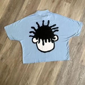 Camiseta Personalizada para Hombre, 100% Algodón, Logotipo Impreso en DTG, Cuello Redondo, Color Sólido, Corte Holgado - Product Image 2