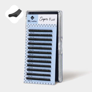 [Private Label] Ciglia Finte Premium Coreane PBT Super Flat Matte UnderLash 0.15, 0.20 All'ingrosso (Curvatura B, C, J, D) (6-7mm) Ciglia Singole Morbide - Product Image 1