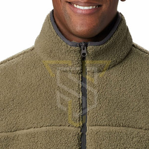 High Quality Eco Friendly <b>Sherpa</b> <b>Fleece</b> Winter Jacket Street Wear Fashion Clothing <b>Sherpa</b> <b>Fleece</b> Jacket - Product Image 5
