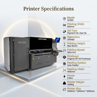 Imprimante numérique à passage unique haute vitesse Sunthinks SC600, machine d'impression industrielle pour boîtes en carton ondulé, pour l'emballage de cartons