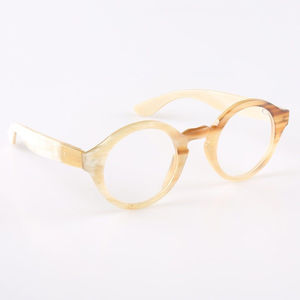 Fashion Natural Buffalo Horn Mens Optical Eyeglasses <b>Frames</b> Handmade Buffalo Horn Eyeglasses From India - Product Image 3