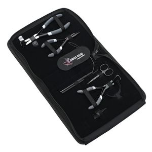 Herramientas completas para extensiones de cabello: herramienta para abrir y cerrar cuentas, alicates de crimpado, mini tijeras, agujas de coser, alicates para extensiones de cabello. - Product Image 1