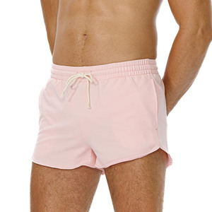 Shorts de jogging patchwork déchirés personnalisés OEM, streetwear, coton, taille élastique, grandes tailles, shorts décontractés pour hommes - Product Image 2