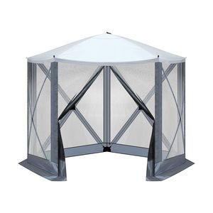 Tenda Pop-Up da Campeggio 3x3 Metri per Esterni, Gazebo Portatile per Campeggiatori - Product Image 1