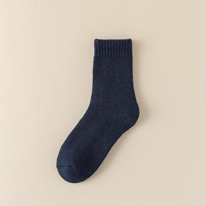 Custom Cotton Anti-Slip Breathable <b>Winter</b> Casual Crew <b>Socks</b> with Bow Decoration-<b>Thick</b> Eco-Friendly Knitted - Product Image 4