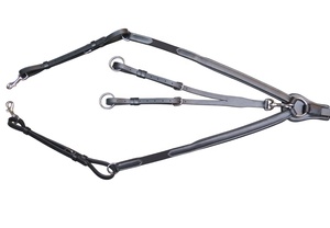 Placa de pecho de cuero genuino de calidad superior para montar a caballo gran oferta con accesorio de martingala buen estado limpio - Product Image 2