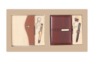 Set de Agenda, Bolígrafo y Llavero de Cuero Repujado Liviya Premium - Regalo Personalizado para Promociones Corporativas, Regreso a Clases y Graduaciones - Product Image 4