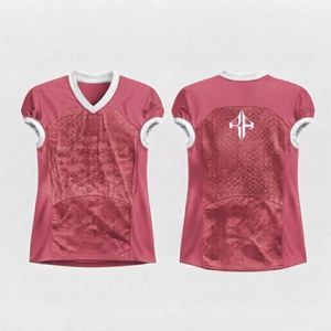 Maillot de football haut de gamme à col en V, impression par transfert thermique, matière 100% polyester par RIVIAN ATLANTIC - Product Image 1