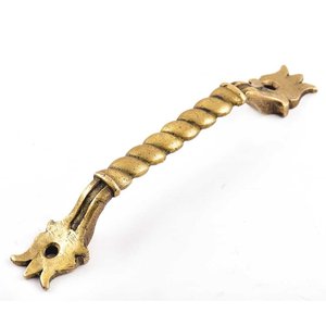 <b>Bow</b> Design Brass Door Handle Pair for Main Premium Heavy-Duty Brass <b>Pull</b> Handles - Product Image 5