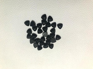 Spinelle noire naturelle de qualité supérieure, taille triligne rose, pour la fabrication de bijoux, au prix de gros direct usine, spinelle du fabricant - Product Image 2