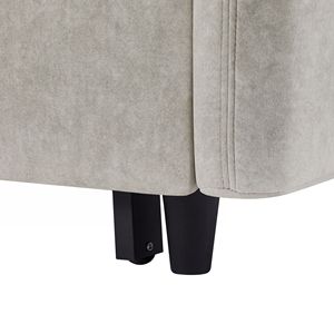 Divano letto estraibile con schienale regolabile da 55,1 pollici, con tasche portaoggetti, 2 cuscini morbidi, porte USB, marca Liv - Product Image 2