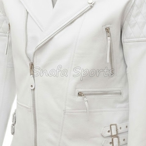 Chaqueta de Cuero Vintage Casual para Hombre, Producto de Moda, Chaquetas de Cuero Personalizadas al por Mayor - Product Image 3