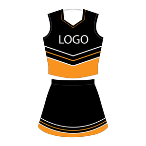 Fabricant au Pakistan, ensemble uniforme de cheerleading pour femmes, short et jupe, vente en ligne très populaire - Product Image 5