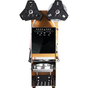 Macchina Sigillatrice Automatica per Bicchieri Alti 180 mm, 500-650 Bicchieri/Ora, Elettrica per Sigillatura Tè Boba - Product Image 1