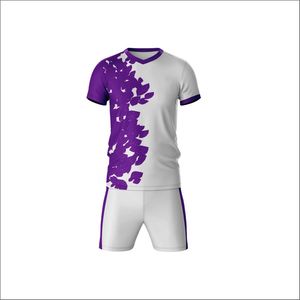 ชุดฟุตบอลแบบกำหนดเองสำหรับผู้ชายและผู้หญิง พร้อมโลโก้และหมายเลขทีม คุณภาพพรีเมียม เสื้อและกางเกงขาสั้นแห้งเร็วสำหรับฤดูร้อน - Product Image 5