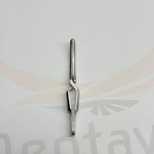Pinza DeBakey Cross Action Bulldog con mandíbulas dentadas atraumáticas, instrumento quirúrgico vascular - Product Image 1