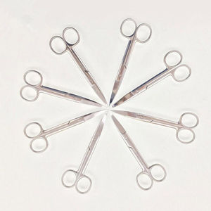 Ciseaux chirurgicaux 5,5 pouces en acier inoxydable, manuels, à pointe super-affûtée, pour usage hospitalier, garantie de 3 ans - Product Image 5