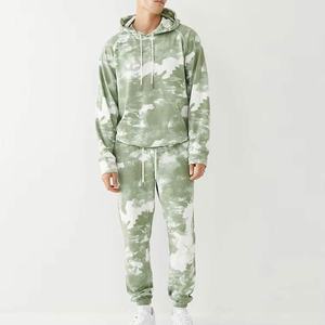Winter Breathable Plus Size Men's <b>Tie</b> <b>Dye</b> Tracksuit <b>Sets</b> 100% Cotton Wholesale High Quality - Product Image 3