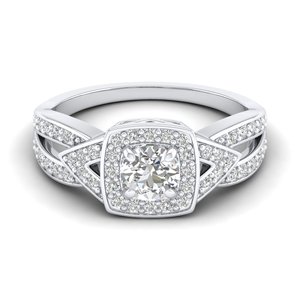 REYES Hot Selling 925 Sterling <b>Silver</b> Moissanite Engagement <b>Solitaire</b> <b>Ring</b> Luxury Exclusive Designer Party Wear Fine Jewelry - Product Image 4