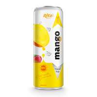 100% Pure Natuurlijke Mango Sap Drink Fruit Naturel Fruitsap Private Label 250ml Blik Rita Company Vietnam OEM ODM Eigen Merk