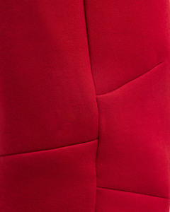 Survêtement Homme Rouge à Capuche Entièrement Zippé, Design Sportif, Respirant, Polyester Coton, Vêtement d'Automne, Coupe Classique, Couleur Unie, Poches Latérales - Product Image 5