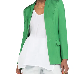 Custom Greek Logo <b>Green</b> Women <b>Blazer</b> Long Sleeve Office Wear Business Suit Set Sorority Jacket OEM ODM Manufacturer Wholesale - Product Image 2