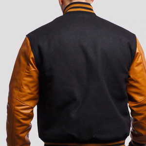 Vêtements d'hiver, veste d'hiver en cuir/laine, vestes varsity en vente en ligne à prix avantageux - Product Image 3