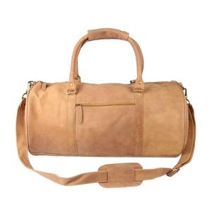 Sac de voyage en cuir véritable, couleur unie, élégant, sac à bandoulière, durable, grande capacité, sac de sport portable - Product Image 1