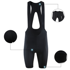 Pantalones Cortos de Ciclismo Negros para Hombre, Transpirables, de Spandex y Poliéster, Ropa de Ciclismo de Alto Rendimiento, Talla Adulto - Product Image 5