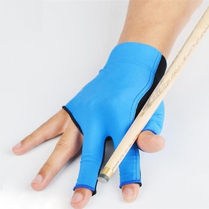 Gants de snooker unisexes Geo Brothers de haute qualité, design personnalisé, respirants, polyester/protection UV, antidérapants, fermeture auto-agrippante - Product Image 1