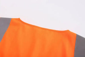 Gilet de sécurité haute visibilité 100 % polyester, classe 2 ANSI, imperméable, avec LED clignotantes et réfléchissantes, pour la construction, les agents routiers, la sécurité, les hommes, avec logo - Product Image 4