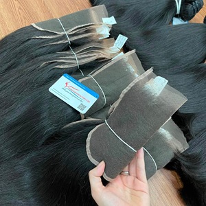 Listo para enviar: Frontal de encaje HD, cabello virgen liso natural negro vietnamita, invisible, de primera calidad. No está listo para enviar. - Product Image 6
