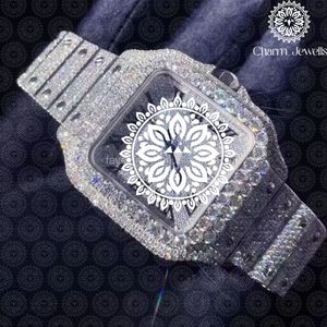 Reloj Cuadrado de Acero Inoxidable para Mujer, de Lujo, 38 mm, Analógico, de Cuarzo, con Cierre Plegable, Esfera Luminosa de Zafiro - Product Image 5