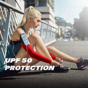 Manchons de compression pour hommes et femmes, rafraîchissants, anti-UV, pour le basketball, vêtements de sport personnalisés, tenues d'extérieur - Product Image 6