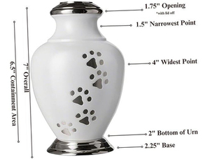 Hot Selling Brass Pet Cremation Urns Funeral Urns <b>For</b> Cat and Dog <b>Ashes</b> Handmade Burial Urns - Product Image 2