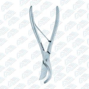 Instruments chirurgicaux de base, outils chirurgicaux manuels, instrument médical, ciseaux à côtes lisses de 22 cm, forceps de neurochirurgien en acier inoxydable - Product Image 3