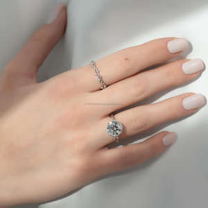 Diamante Cultivado en Laboratorio Marquise de Alta Calidad, Oro Amarillo/Rosa/Blanco de 14/18 Quilates, Certificado IGI, Diseño Elegante para la Vida Diaria, Regalo de Boda - Product Image 3