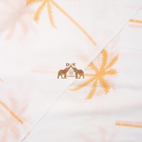 Collection de Luxe en Gros : Tissu Moderne en Coton Imprimé Palmiers Personnalisé pour Robes d'Été – Tissu Doux et Sacs Écoresponsables