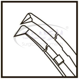Pinzas de Capsulorrexis Curvas de Titanio Utrata, Instrumento Oftálmico Microquirúrgico para Cirugía de Cataratas, Certificado CE por Blush Surgical - Product Image 4