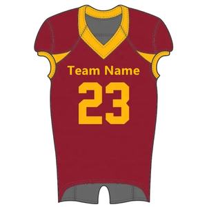 Camiseta de fútbol americano al por mayor, conjunto de ropa deportiva personalizable, diseño transpirable, tu propia camiseta - Product Image 1