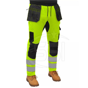 Maintenance Tasks Safety Jogger Pant ANSI Class 2 <b>LED</b> Flash Waterproof Breathable Industrial Bottom Flexible Comfort for Logo - Product Image 2