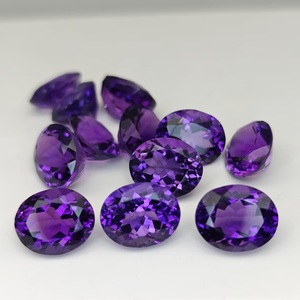 Piedra Preciosa de Amatista Púrpura Natural, Corte Ovalado, Piedra Suelta Facetada para Joyería, Venta al por Mayor, DIY, Rajasthan HASNAIN GEMS, Calibrada - Product Image 3