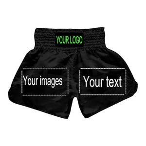 Shorts MMA personnalisés unisexes pour l'entraînement et le combat, confortables, pour le kickboxing et la boxe, créez votre propre design, shorts Muay Thai unis - Product Image 1