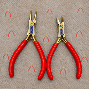 Pinces pour la fabrication de bijoux, pinces à bec rond, pinces coupantes, outils de bijouterie, pinces à couper les fils, outil de pliage de fils, outil de réparation de bijoux - Product Image 1
