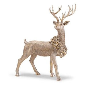Premium <b>Silver</b> Reindeer Showpiece Modern Festive Decor Perfect for Shelf and <b>Table</b> Styling Use Wholesale From India - Product Image 5