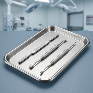 Juego de Instrumentos Quirúrgicos, Raspadores de Hueso Manuales de Doble Punta con Dientes Finos y Gruesos, Clase I, Certificación CE - Product Image 2